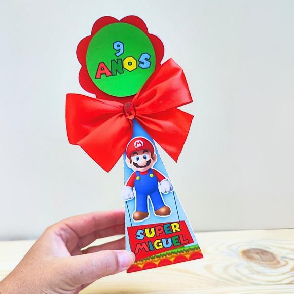 Kit Festa 15 Caixas Personalizadas Super Mario