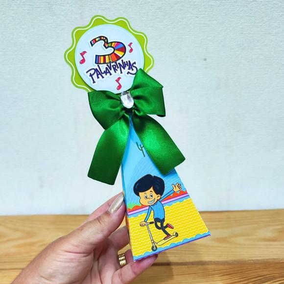 Kit Festa 20 Caixas Personalizadas 3 Palavrinhas