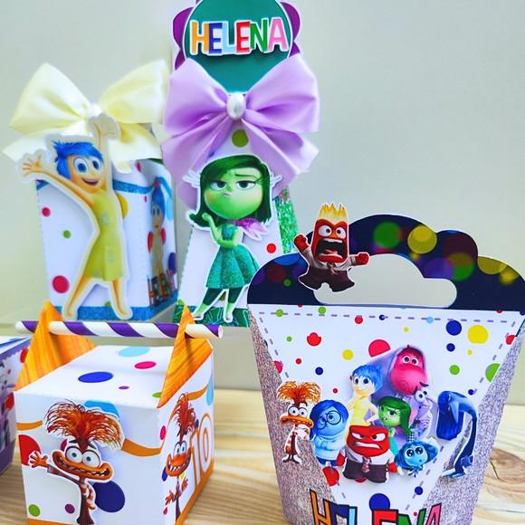 Kit Festa 20 Caixas Personalizadas Divertidamente