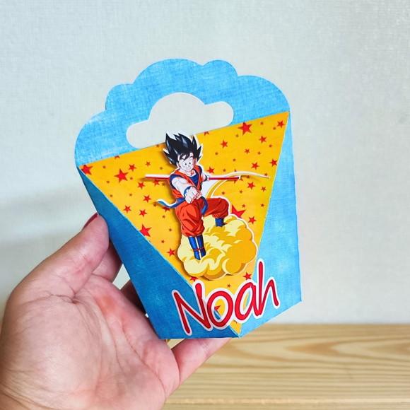 Kit Festa 20 Caixas Personalizadas Dragon Ball