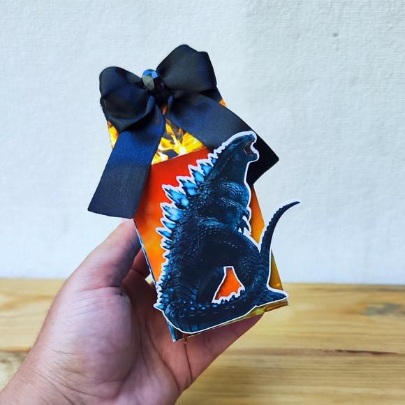 Kit Festa 20 Caixas Personalizadas Godzilla Vs Kong