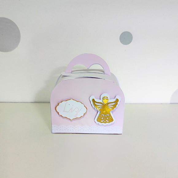 Kit Festa 20 Caixas Personalizadas Luxo Batizado