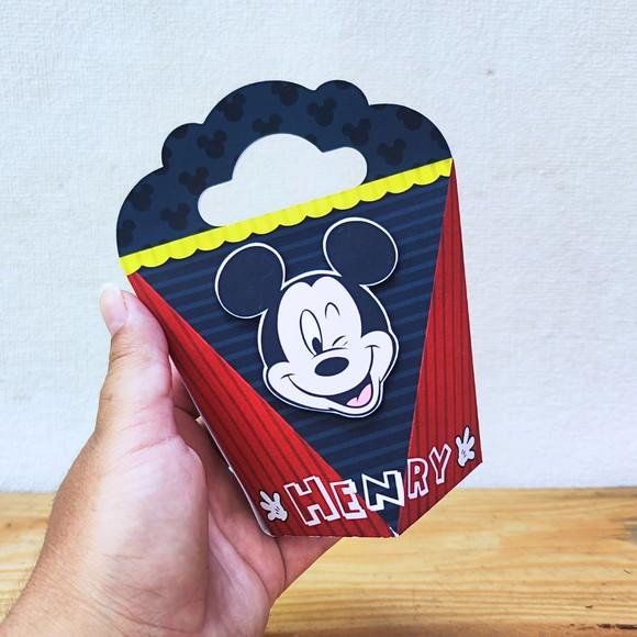 Kit Festa 20 Caixas Personalizadas Mickey