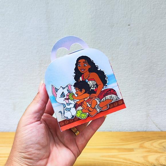 Kit Festa 20 Caixas Personalizadas Moana 2