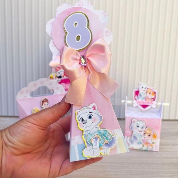 Kit Festa 20 Caixas Personalizadas Semi Luxo Skye e Everest