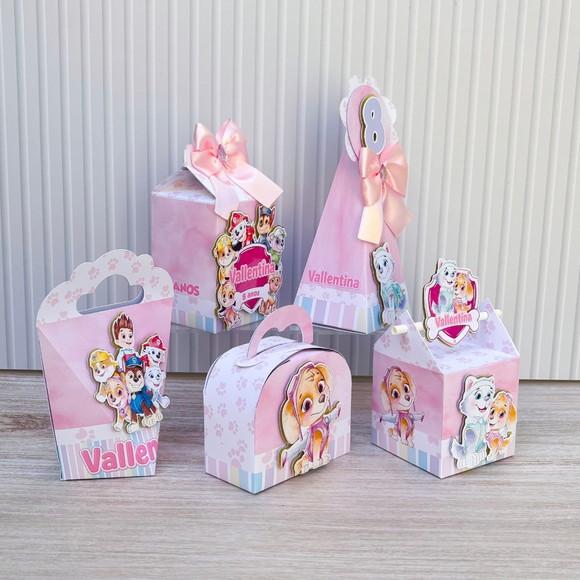 Kit Festa 20 Caixas Personalizadas Semi Luxo Skye e Everest