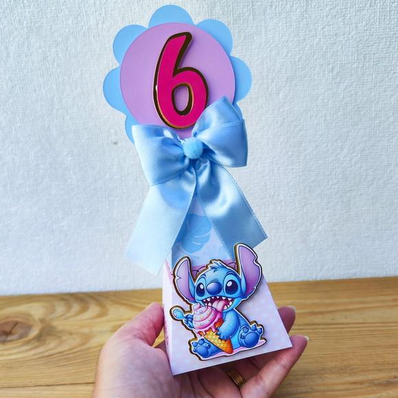 Kit Festa 20 Caixas Personalizadas Semi Luxo Stitch Doceria