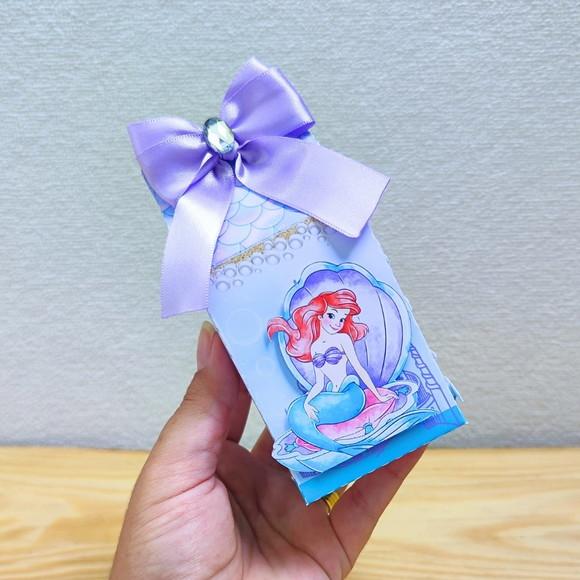 Kit Festa 30 Caixas Personalizadas a Pequena Sereia - Ariel