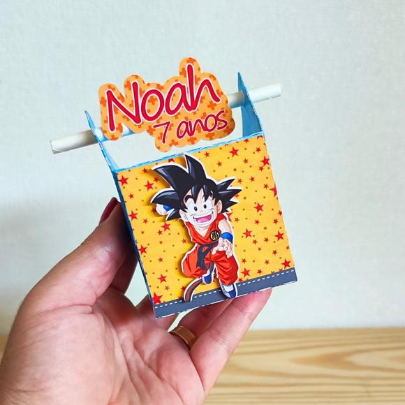 Kit Festa 30 Caixas Personalizadas Dragon Ball