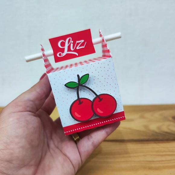 Kit Festa 30 Caixas Personalizadas Luxo Cerejinha