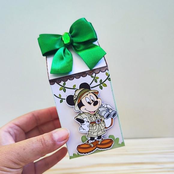 Kit Festa 30 Caixas Personalizadas Mickey Safari
