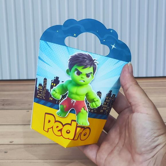 Kit Festa 30 Caixas Personalizadas Super Heróis Baby