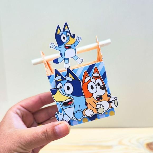Kit Festa 35 Caixas Personalizadas Bluey
