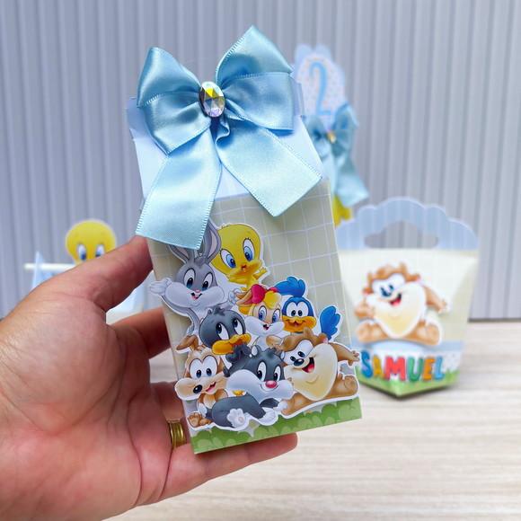 Kit Festa 40 Caixas Personalizadas Baby Looney Tunes