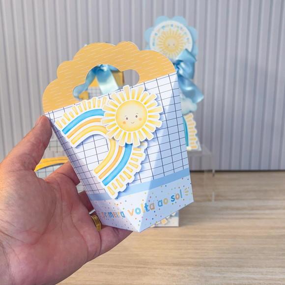 Kit Festa 40 Caixas Personalizadas Primeira Volta ao Sol