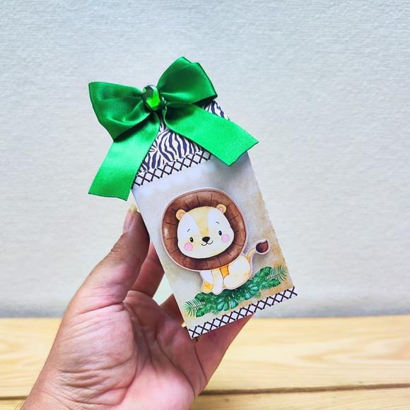 Kit Festa 40 Caixas Personalizadas Safari Menino