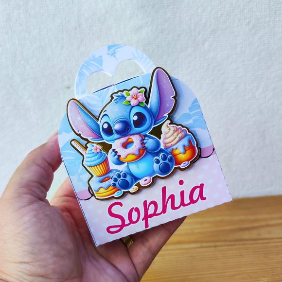 Kit Festa 40 Caixas Personalizadas Semi Luxo Stitch Doceria