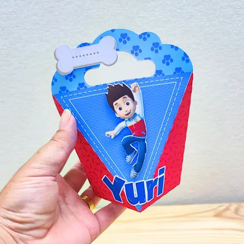 Kit Festa 20 Caixas Personalizadas Patrulha Canina