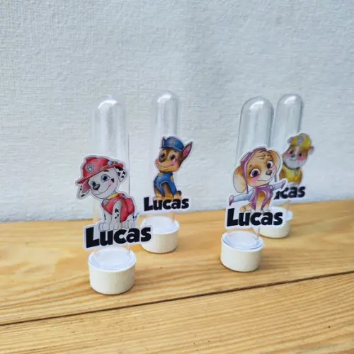 Aplique para Tubete Patrulha Canina