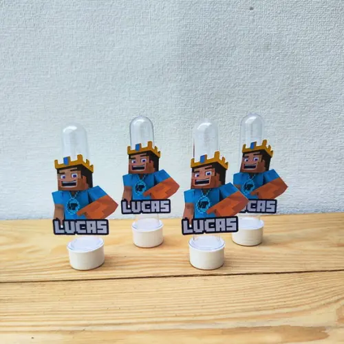 Aplique para Tubete Minecraft