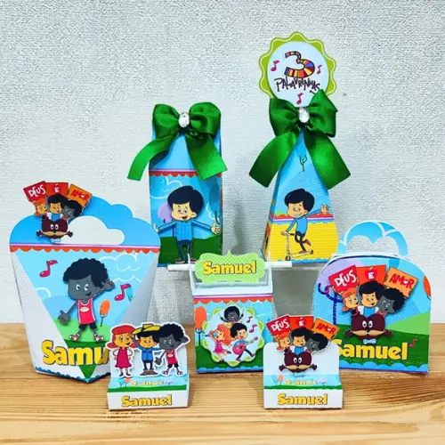 Bis Duplo Personalizado 3 Palavrinhas