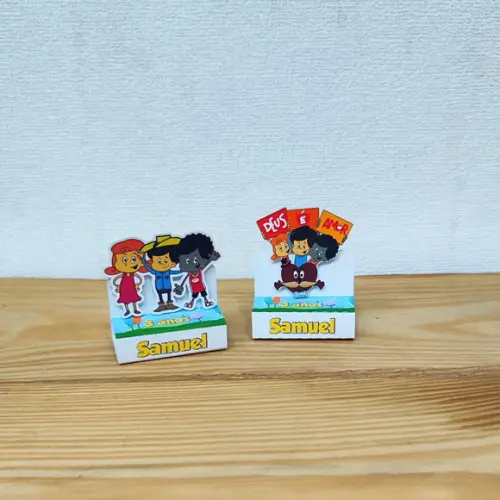 Bis Duplo Personalizado 3 Palavrinhas