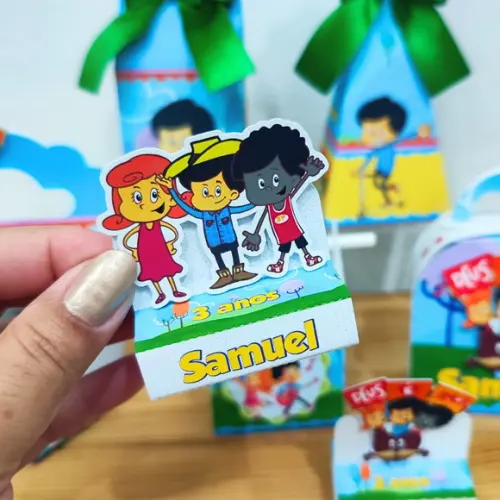 Bis Duplo Personalizado 3 Palavrinhas