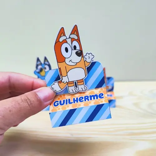 Bis Duplo Personalizado Bluey