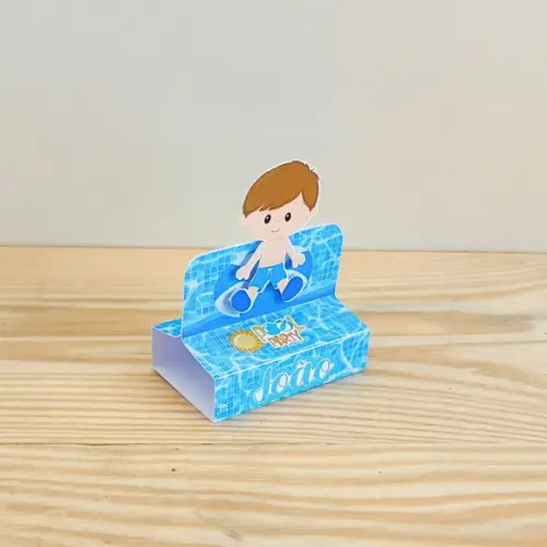 Bis Duplo Personalizado Pool Party Menino