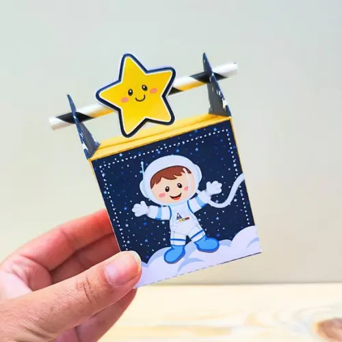 Caixa Canudo Astronauta