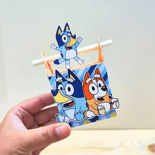 Caixa Canudo Bluey