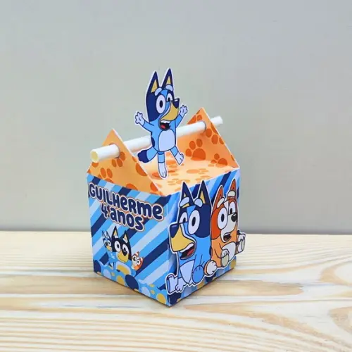 Caixa Canudo Bluey