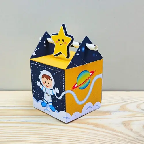 Caixa Canudo Astronauta