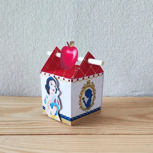 Caixa Canudo Branca de Neve