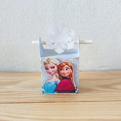 Caixa Canudo Frozen