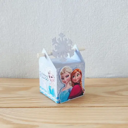 Caixa Canudo Frozen