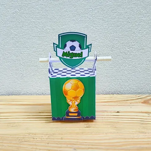 Caixa Canudo Futebol