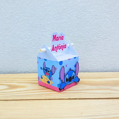 Caixa Canudo Lilo e Stitch