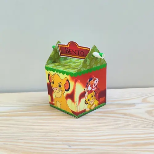 Caixa Canudo Rei Leão