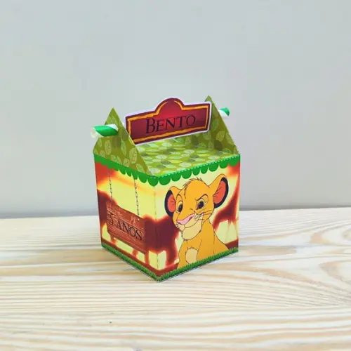 Caixa Canudo Rei Leão