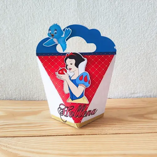 Caixa Coração Branca de Neve