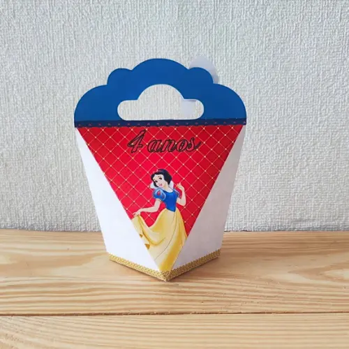 Caixa Coração Branca de Neve