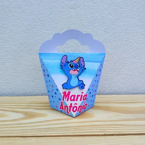 Caixa Coração Lilo e Stitch
