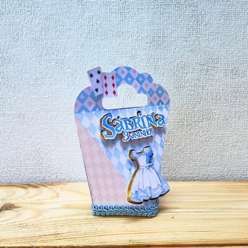 Caixa Coração Luxo Alice no Pais das Maravilhas