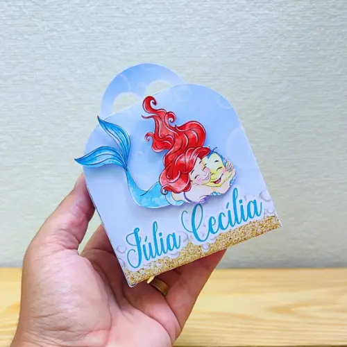 Caixa Maletinha a Pequena Sereia - Ariel