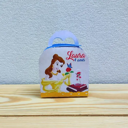 Caixa Maletinha a Bela e a Fera