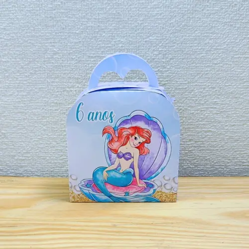Caixa Maletinha a Pequena Sereia - Ariel