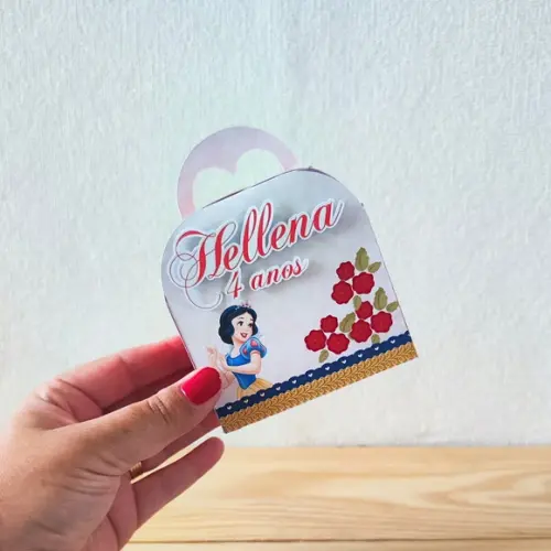 Caixa Maletinha Branca de Neve
