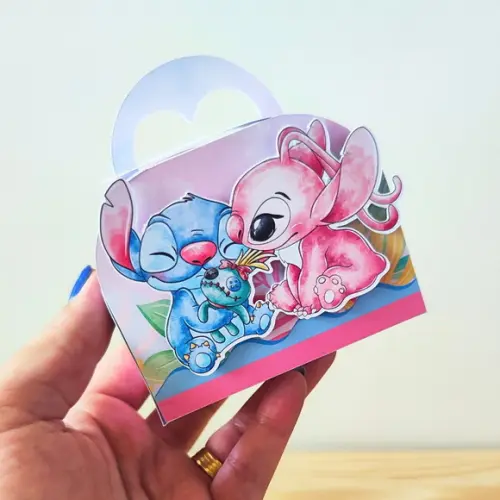 Caixa Maletinha Lilo e Stitch