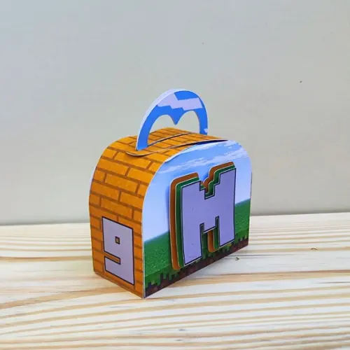 Caixa Maletinha Minecraft